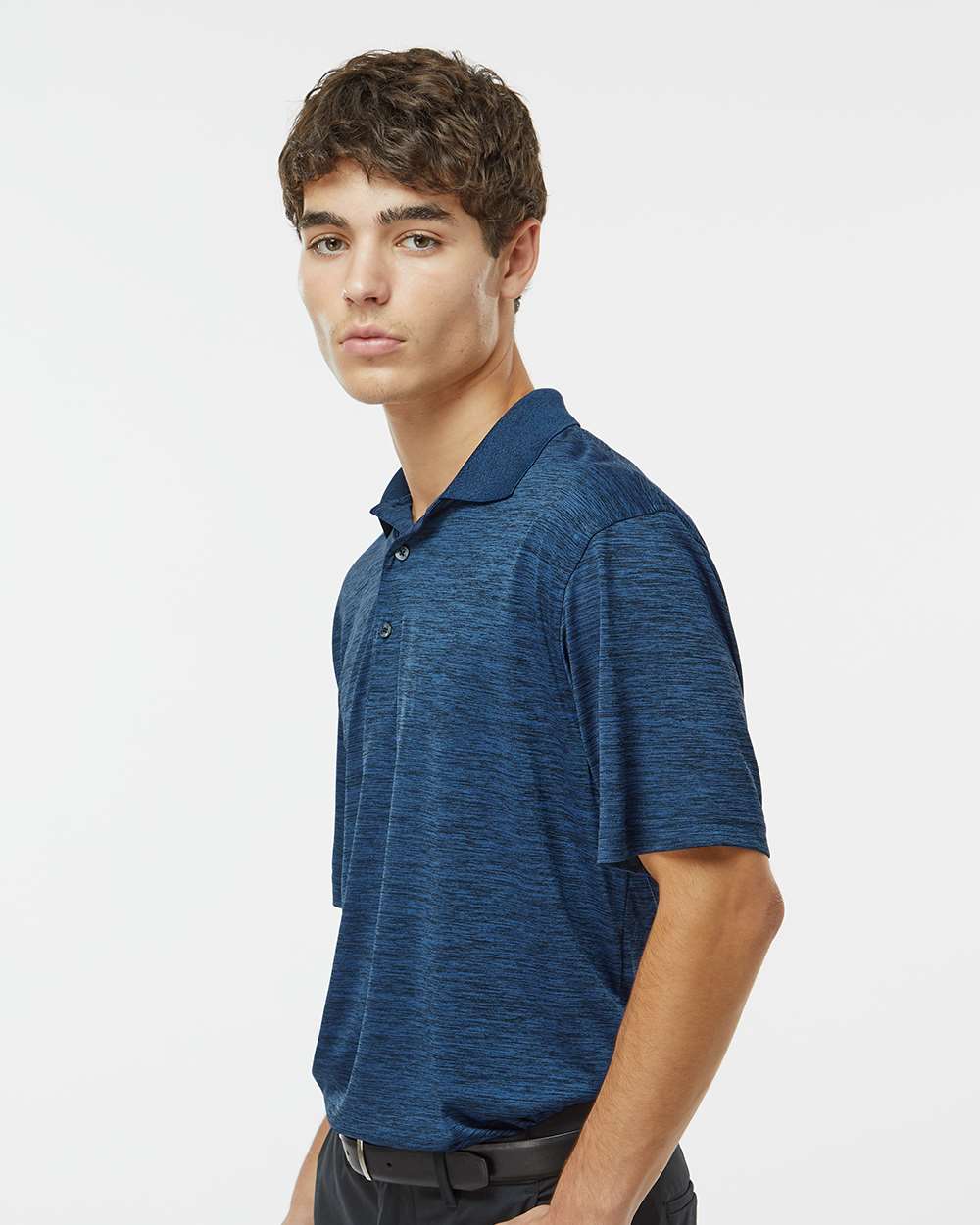 Paragon-130-Dakota Striated Heather Polo - Image 12