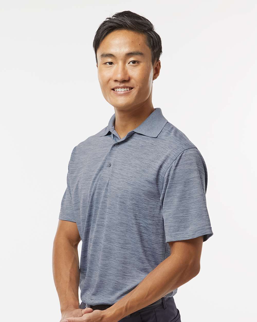 Paragon-130-Dakota Striated Heather Polo - Image 18