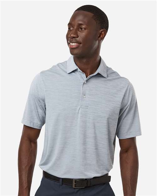 Paragon-162-Men's Bohemian Striped Heather Performance Polo - Image 12