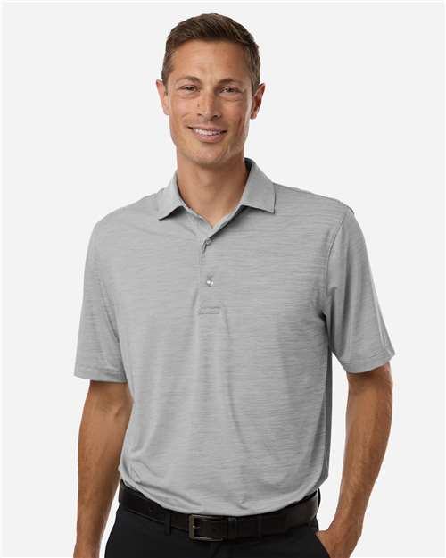 Paragon-162-Men's Bohemian Striped Heather Performance Polo - Image 6
