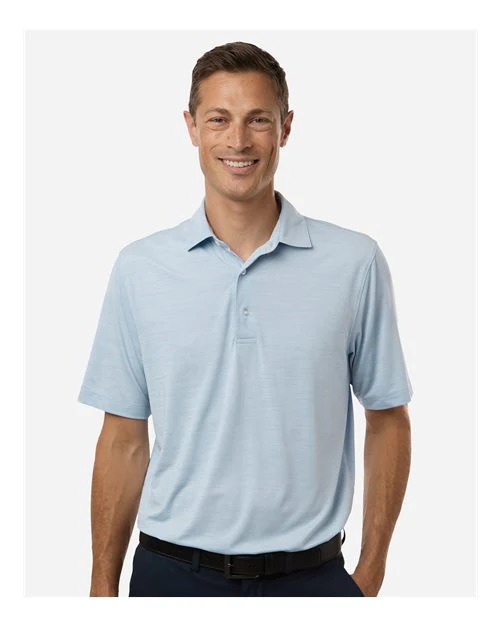 Paragon-162-Men's Bohemian Striped Heather Performance Polo - Image 9