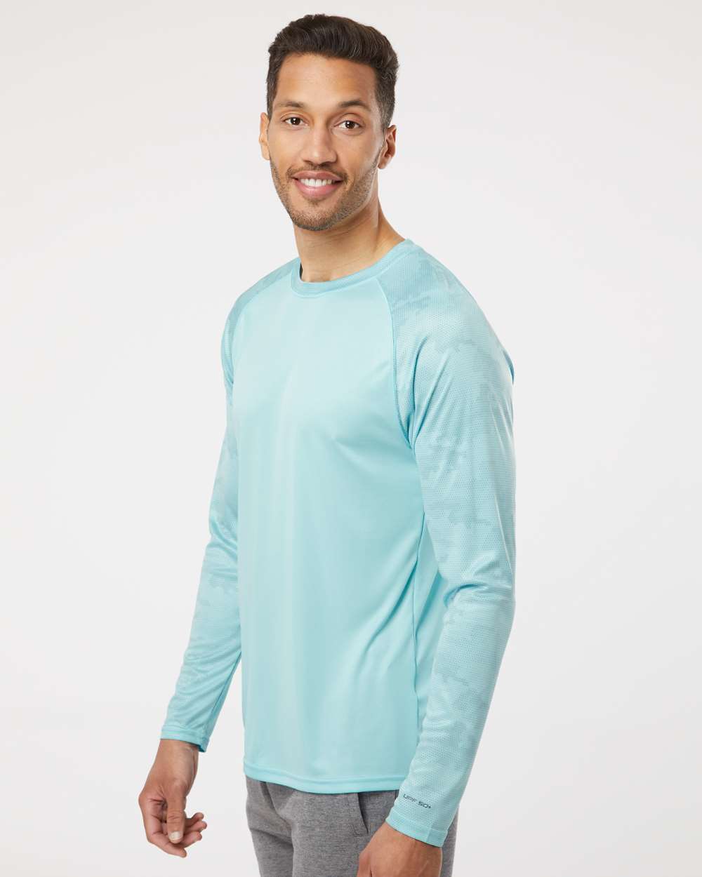 Paragon-216-Cayman Performance Camo Colorblocked Long Sleeve T-Shirt - Image 12