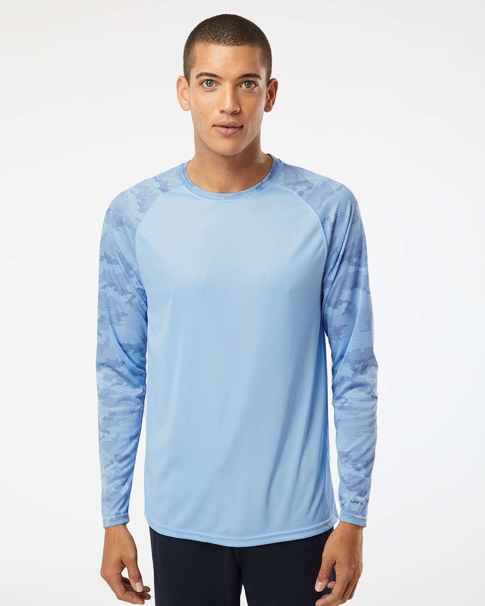 Paragon-216-Cayman Performance Camo Colorblocked Long Sleeve T-Shirt - Image 17