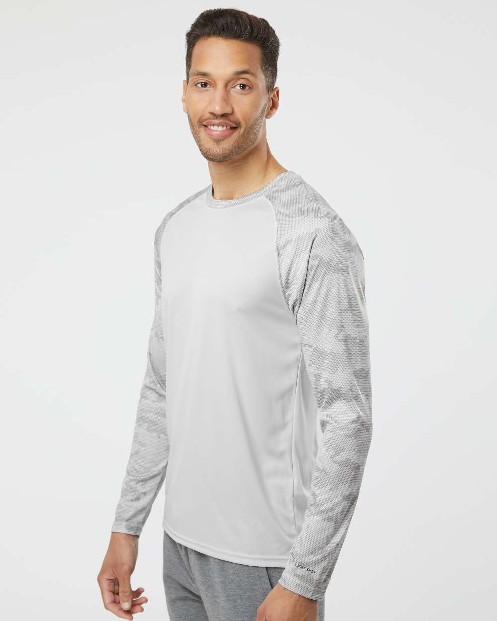 Paragon-216-Cayman Performance Camo Colorblocked Long Sleeve T-Shirt - Image 5