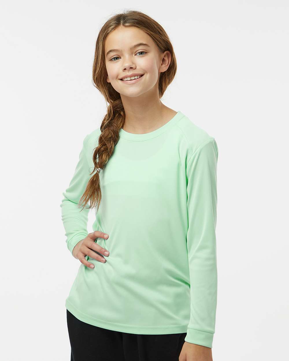 Paragon-218Y-Youth Long Islander Performance Long Sleeve T-Shirt - Image 17
