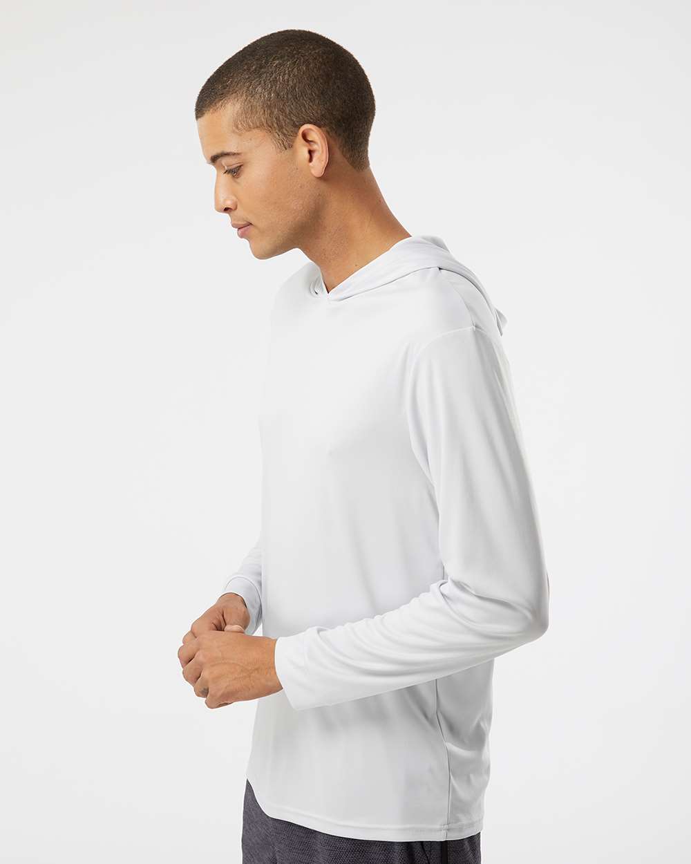 Paragon-220-Bahama Performance Hooded Long Sleeve T-Shirt - Image 5