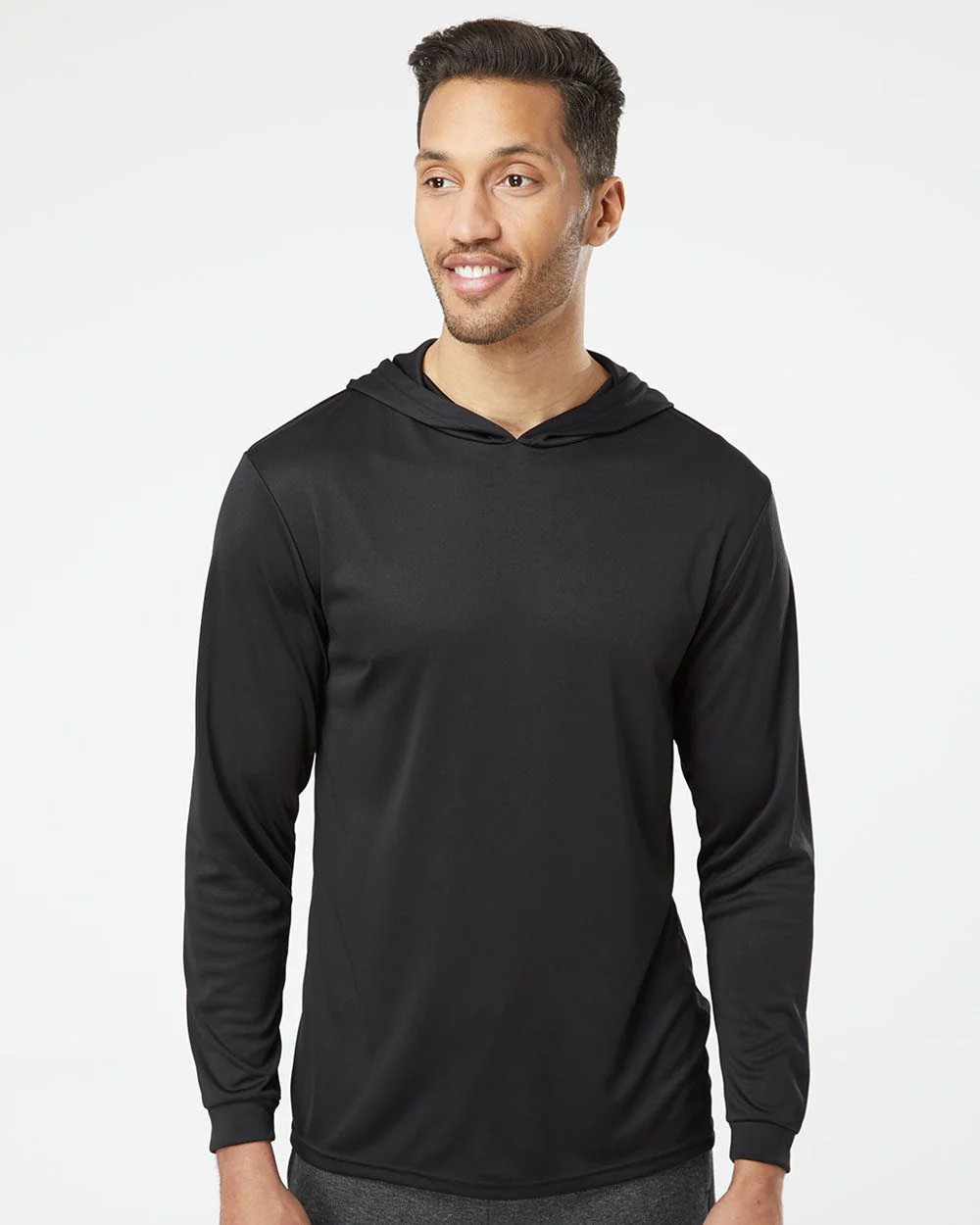 Paragon-220-Bahama Performance Hooded Long Sleeve T-Shirt - Image 7