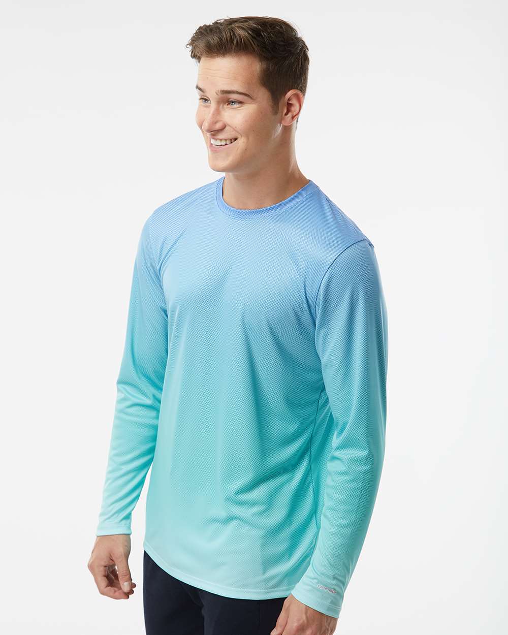 Paragon-225-Barbados Performance Pin Dot Long Sleeve T-Shirt - Image 18