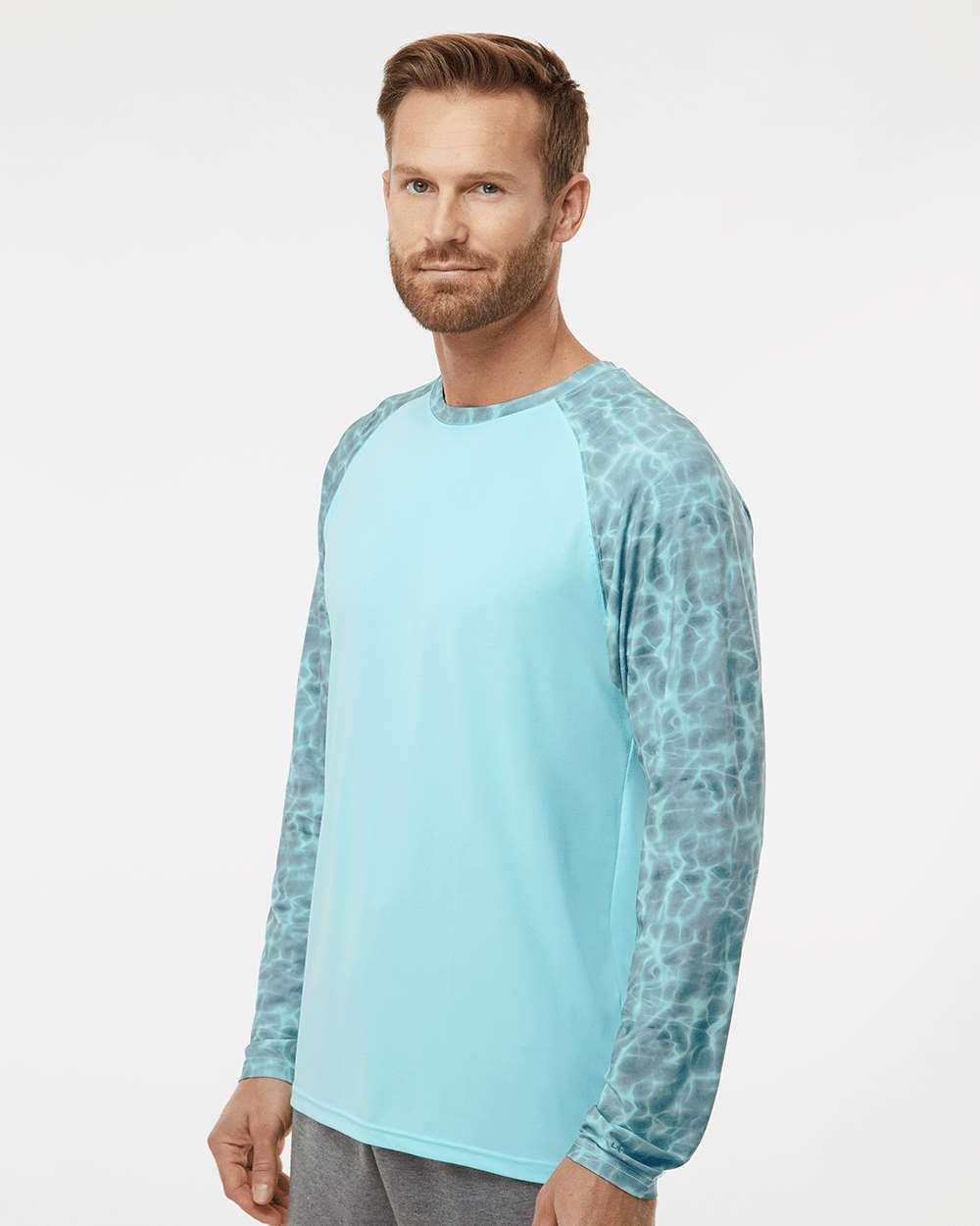 Paragon-231-Panama Colorblocked Long Sleeve T-Shirt - Image 12