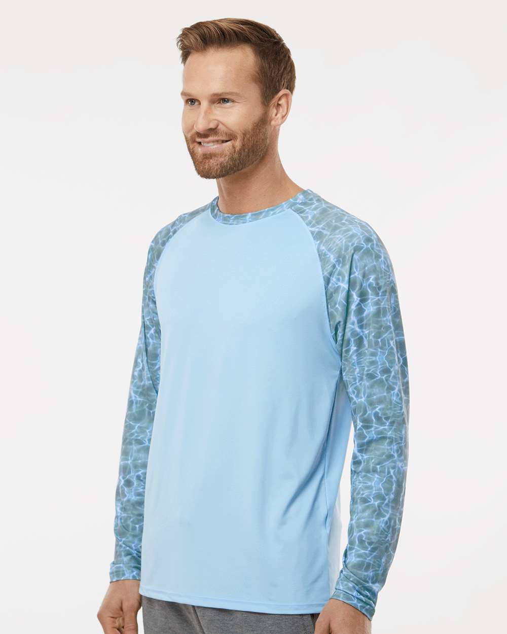 Paragon-231-Panama Colorblocked Long Sleeve T-Shirt - Image 18