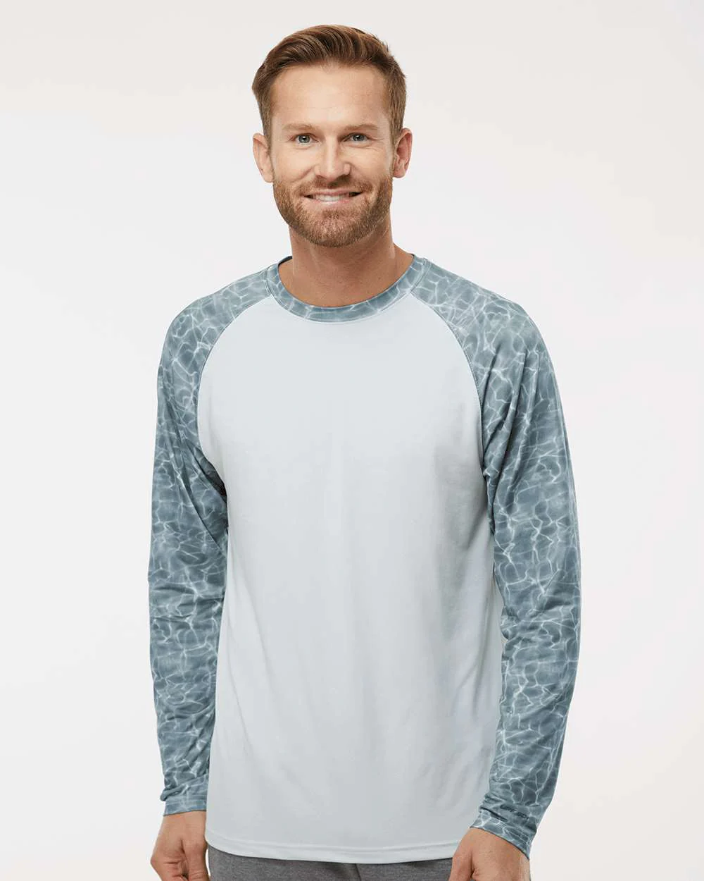 Paragon-231-Panama Colorblocked Long Sleeve T-Shirt - Image 23