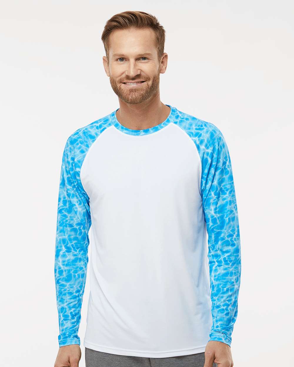 Paragon-231-Panama Colorblocked Long Sleeve T-Shirt - Image 4