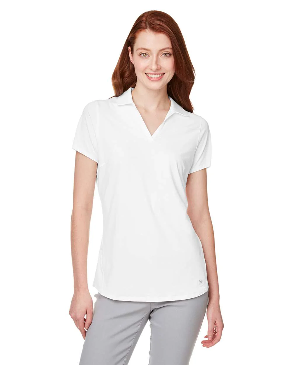 Puma Golf-597695-Women's Cloudspun Free V-neck Polo - Image 2