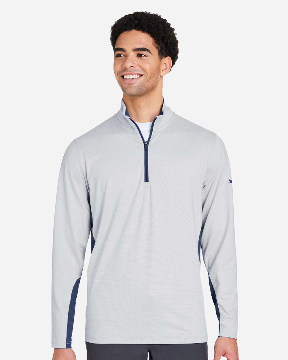 Puma Golf-PG410-Mesa Stripe Quarter-Zip Pullover - Image 11