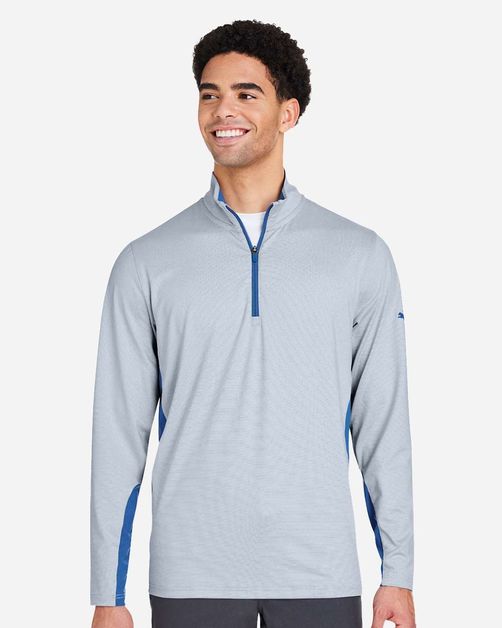 Puma Golf-PG410-Mesa Stripe Quarter-Zip Pullover - Image 4