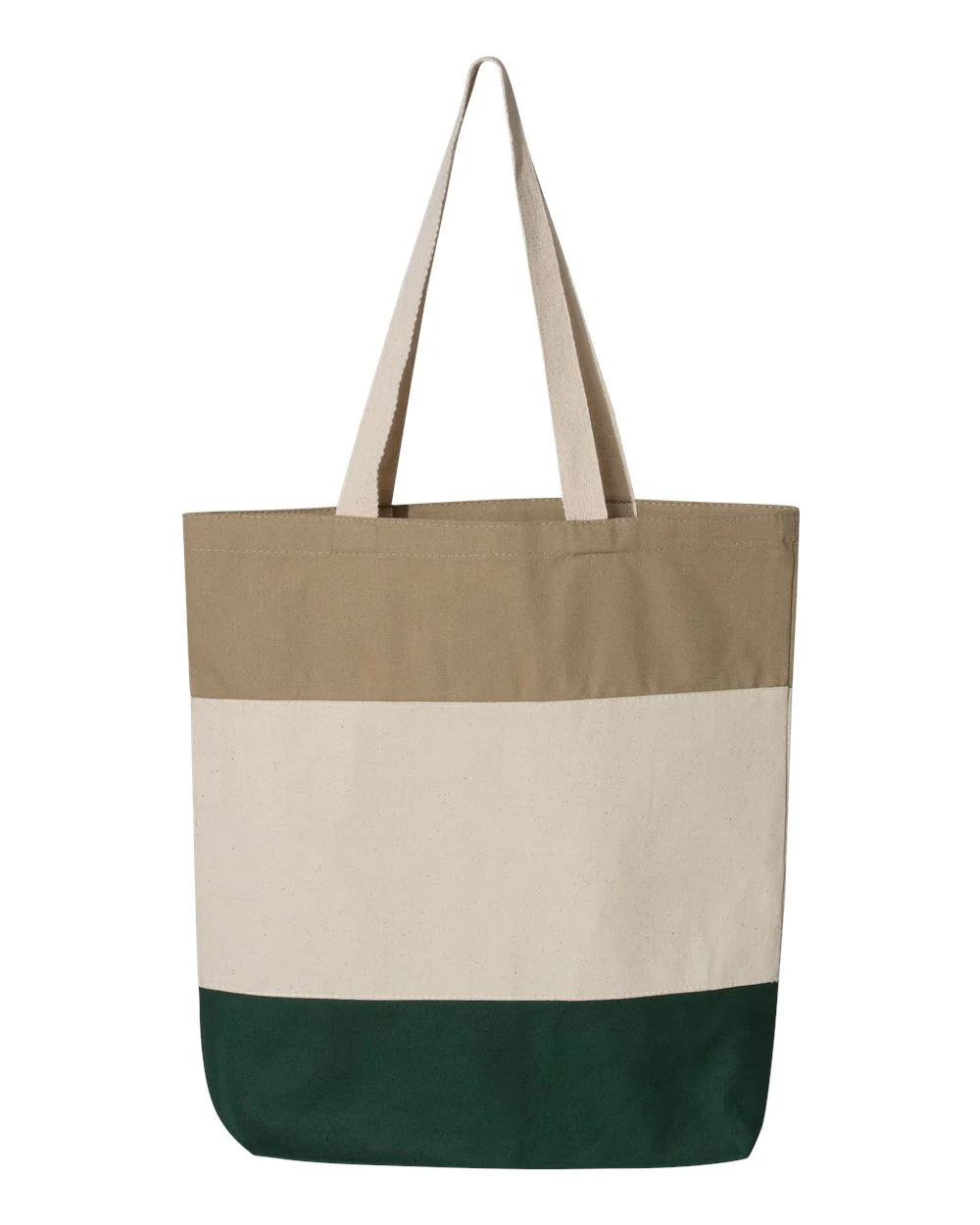 Q-Tees-Q125900-11L Tri-Color Tote - Image 8