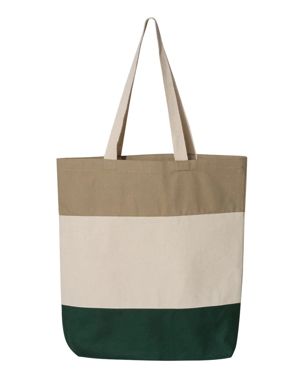 Q-Tees-Q125900-11L Tri-Color Tote - Image 9