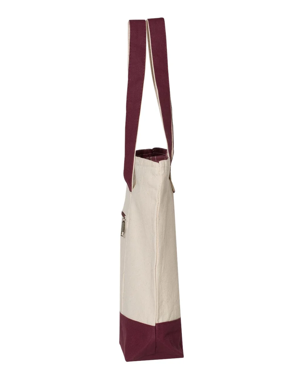 Q-Tees-Q1300-19L Zippered Tote - Image 10