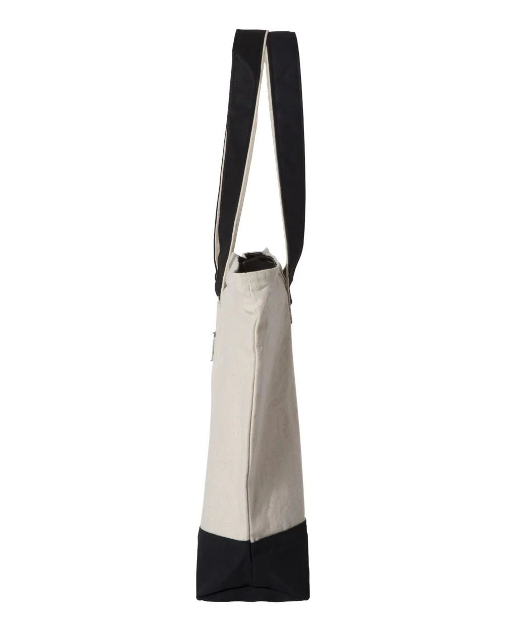 Q-Tees-Q1300-19L Zippered Tote - Image 3