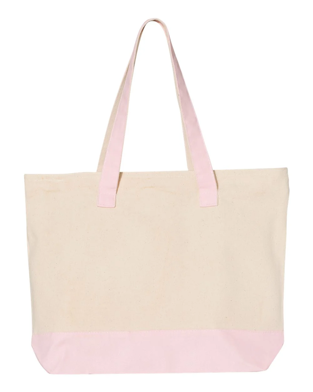 Q-Tees-Q1300-19L Zippered Tote - Image 6