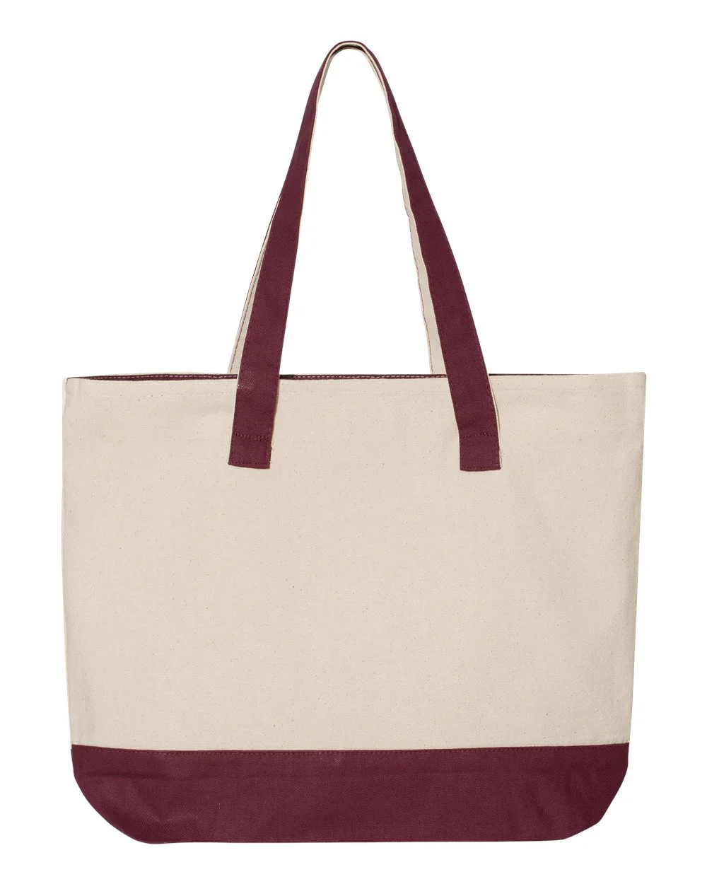 Q-Tees-Q1300-19L Zippered Tote - Image 9