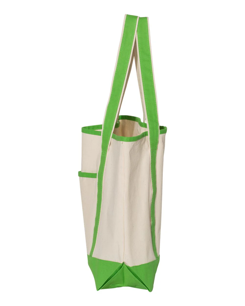 Q-Tees-Q1500-34.6L Large Canvas Deluxe Tote - Image 10