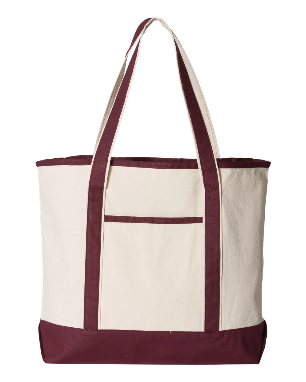 Q-Tees-Q1500-34.6L Large Canvas Deluxe Tote - Image 11