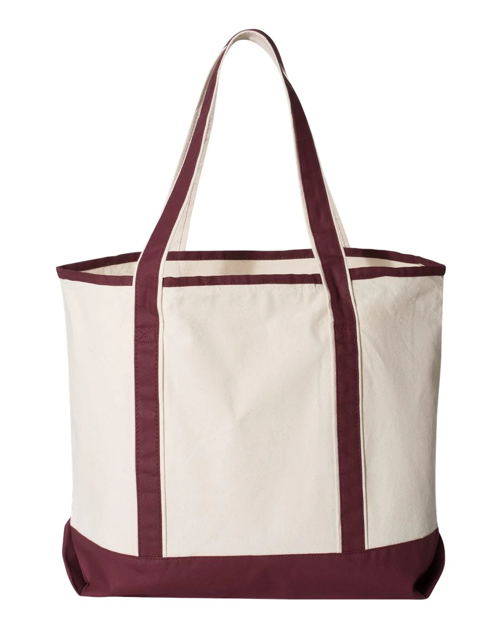 Q-Tees-Q1500-34.6L Large Canvas Deluxe Tote - Image 12