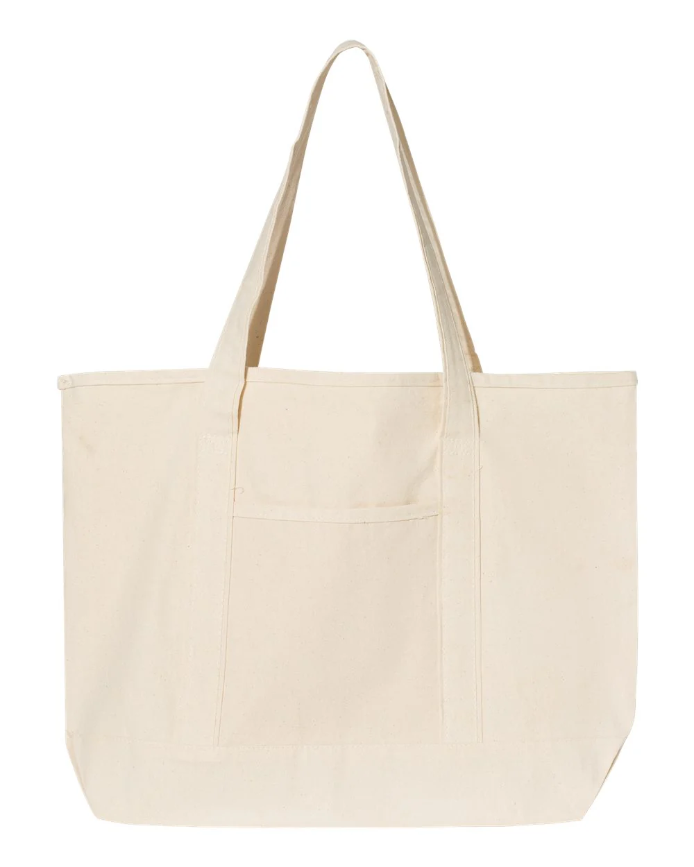 Q-Tees-Q1500-34.6L Large Canvas Deluxe Tote - Image 14