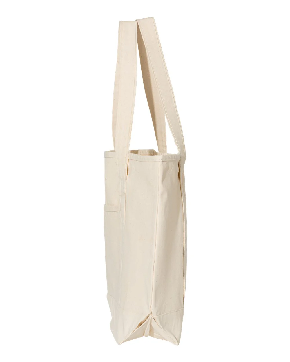 Q-Tees-Q1500-34.6L Large Canvas Deluxe Tote - Image 16