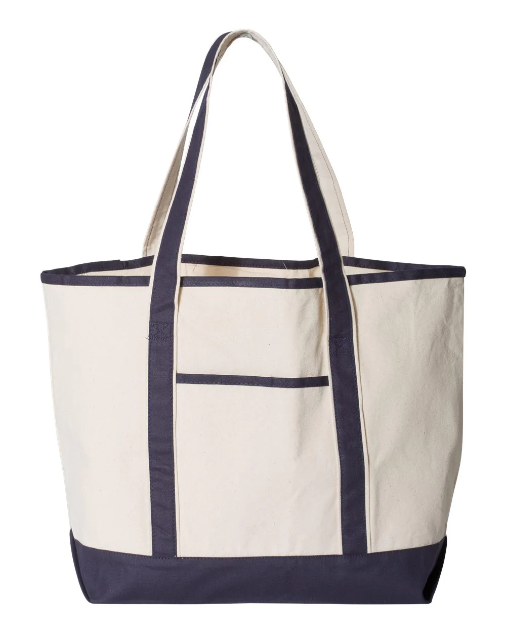 Q-Tees-Q1500-34.6L Large Canvas Deluxe Tote - Image 17