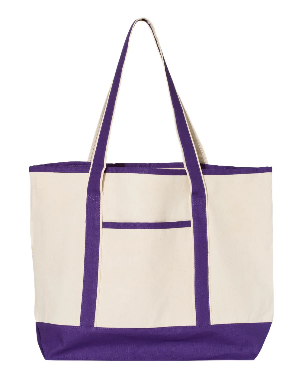 Q-Tees-Q1500-34.6L Large Canvas Deluxe Tote - Image 20