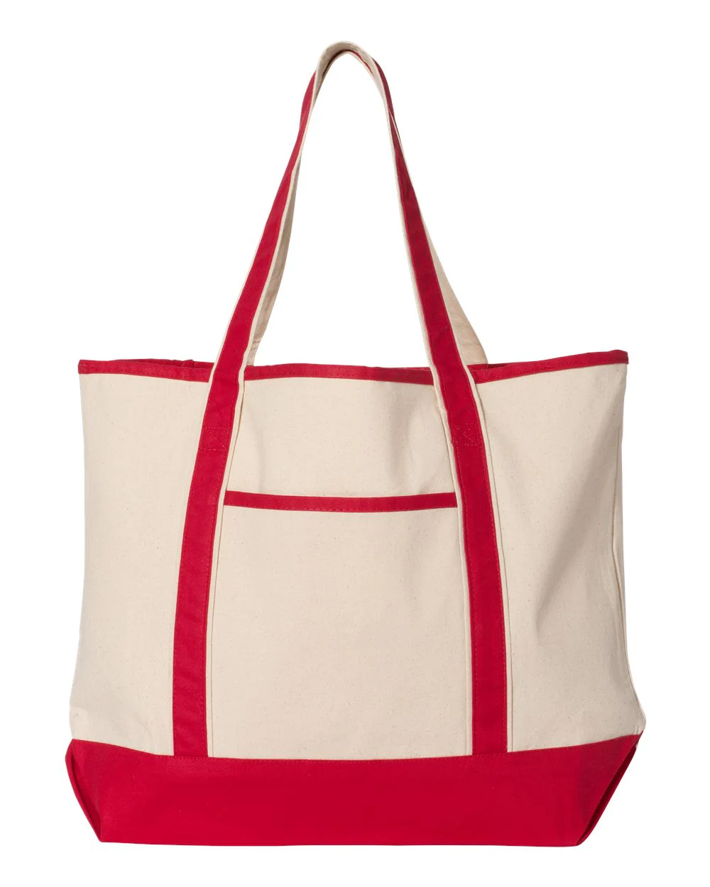 Q-Tees-Q1500-34.6L Large Canvas Deluxe Tote - Image 23