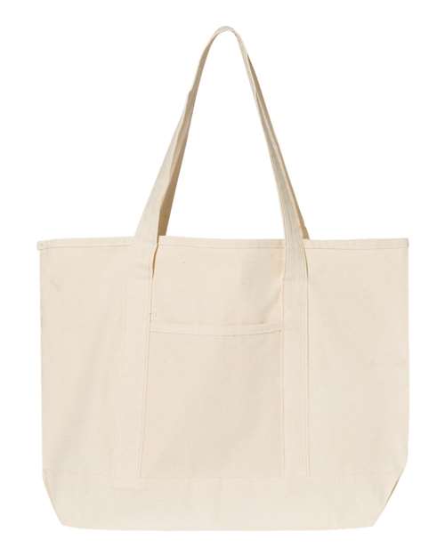 Q-Tees-Q1500-34.6L Large Canvas Deluxe Tote - Image 29