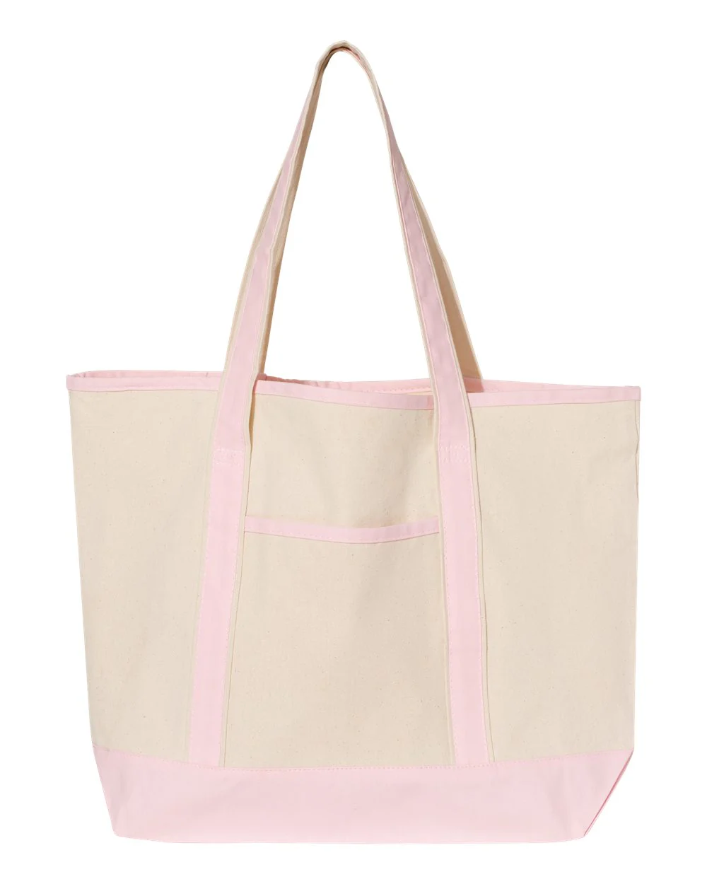Q-Tees-Q1500-34.6L Large Canvas Deluxe Tote - Image 5