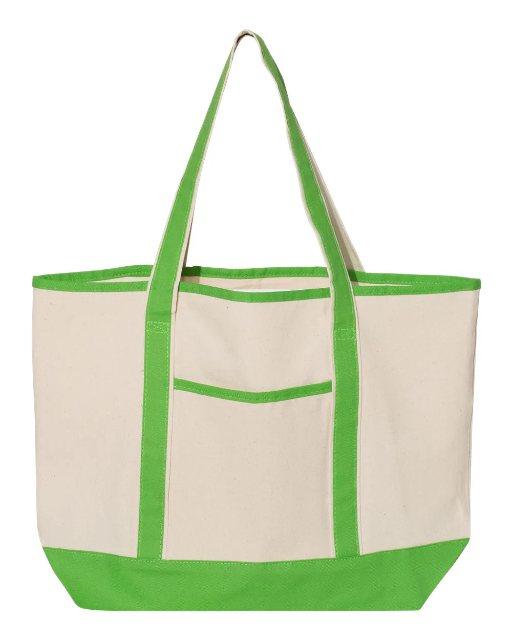 Q-Tees-Q1500-34.6L Large Canvas Deluxe Tote - Image 8