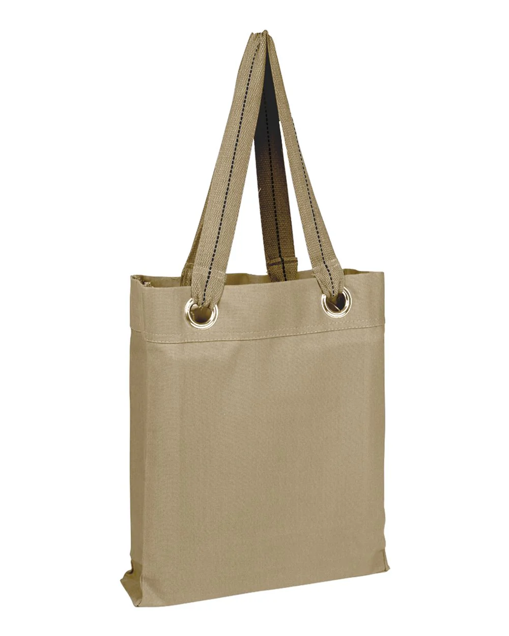 Q-Tees-Q1630-Large Grommet Tote - Image 3