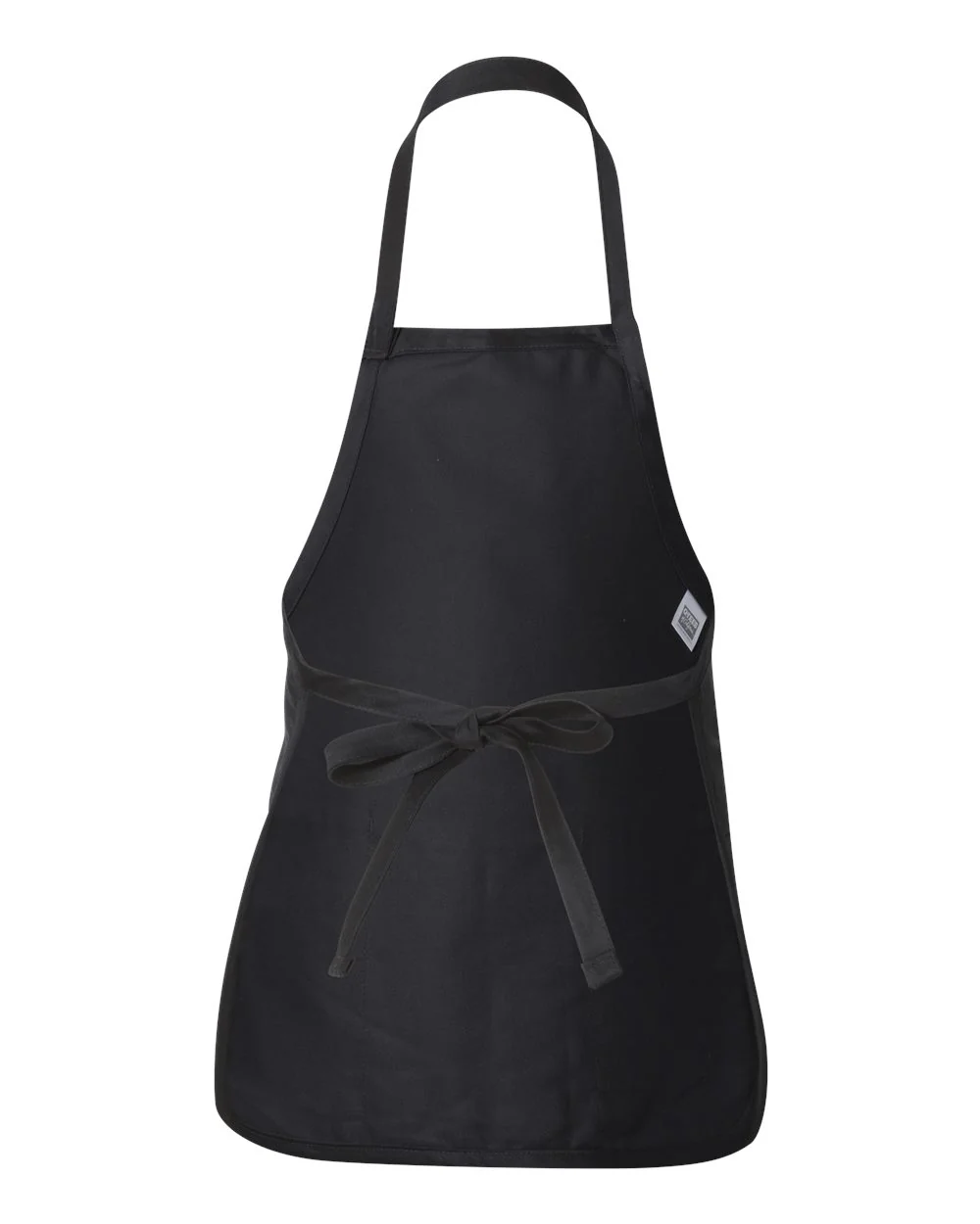 Q-Tees-Q4250-Full-Length Apron with Pouch Pocket - Image 2