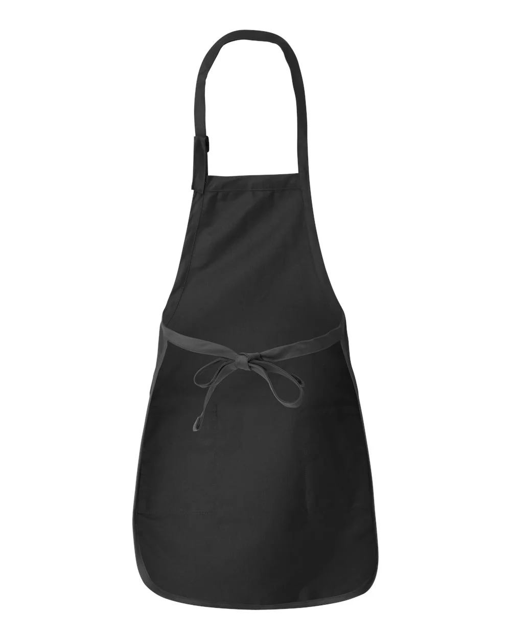 Q-Tees-Q4350-Full-Length Apron with Pockets - Image 2
