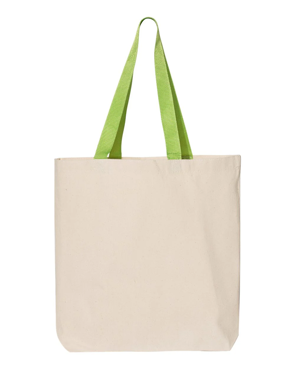 Q-Tees-Q4400-11L Canvas Tote with Contrast-Color Handles - Image 11