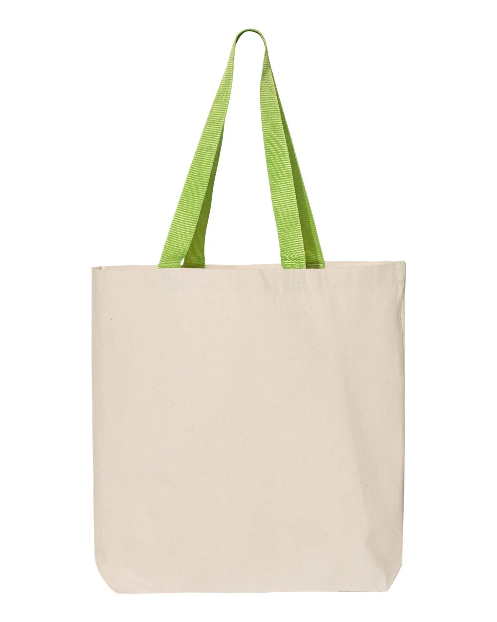 Q-Tees-Q4400-11L Canvas Tote with Contrast-Color Handles - Image 12