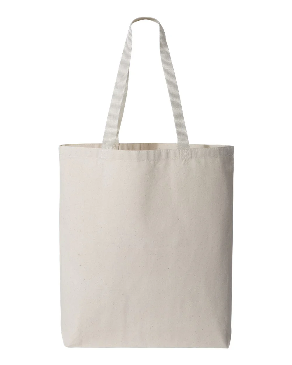 Q-Tees-Q4400-11L Canvas Tote with Contrast-Color Handles - Image 14