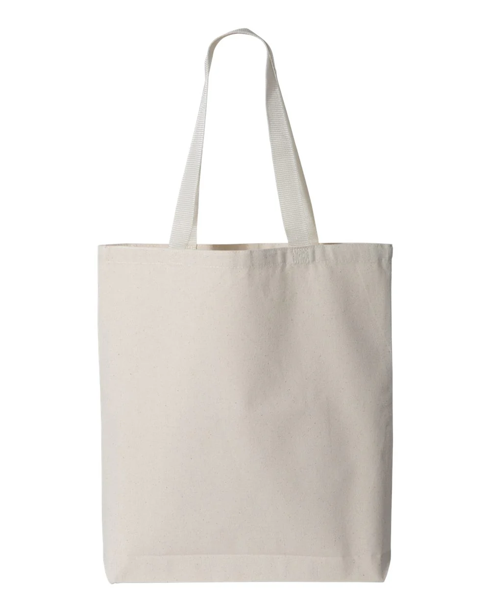 Q-Tees-Q4400-11L Canvas Tote with Contrast-Color Handles - Image 15