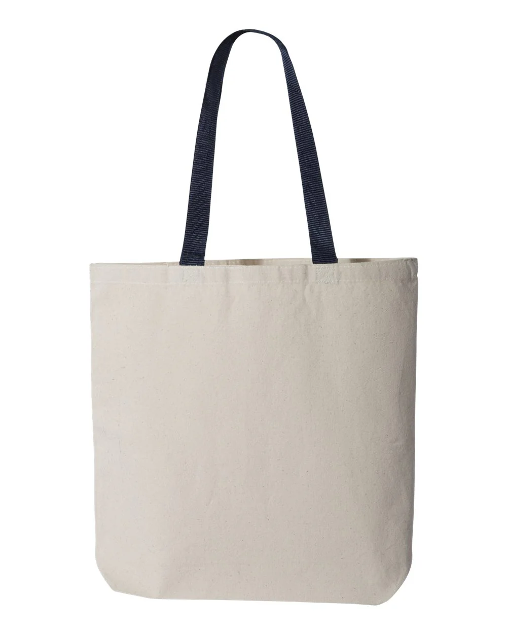 Q-Tees-Q4400-11L Canvas Tote with Contrast-Color Handles - Image 18