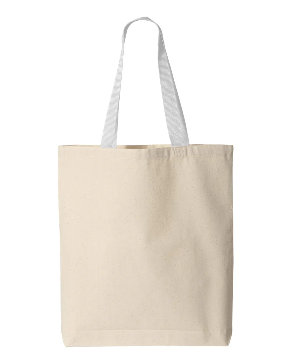 Q-Tees-Q4400-11L Canvas Tote with Contrast-Color Handles - Image 27
