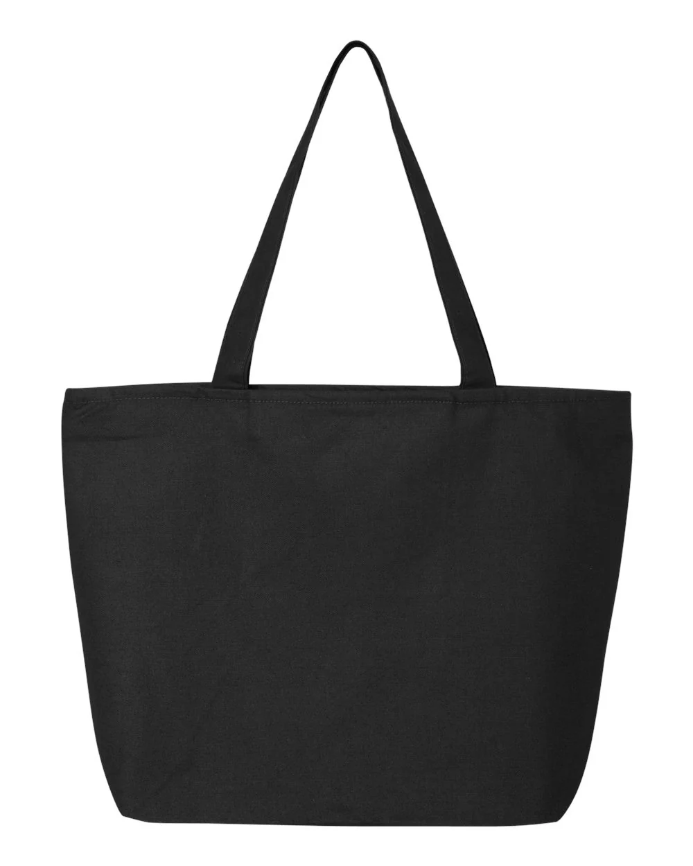 Q-Tees-Q611-25L Zippered Tote - Image 2