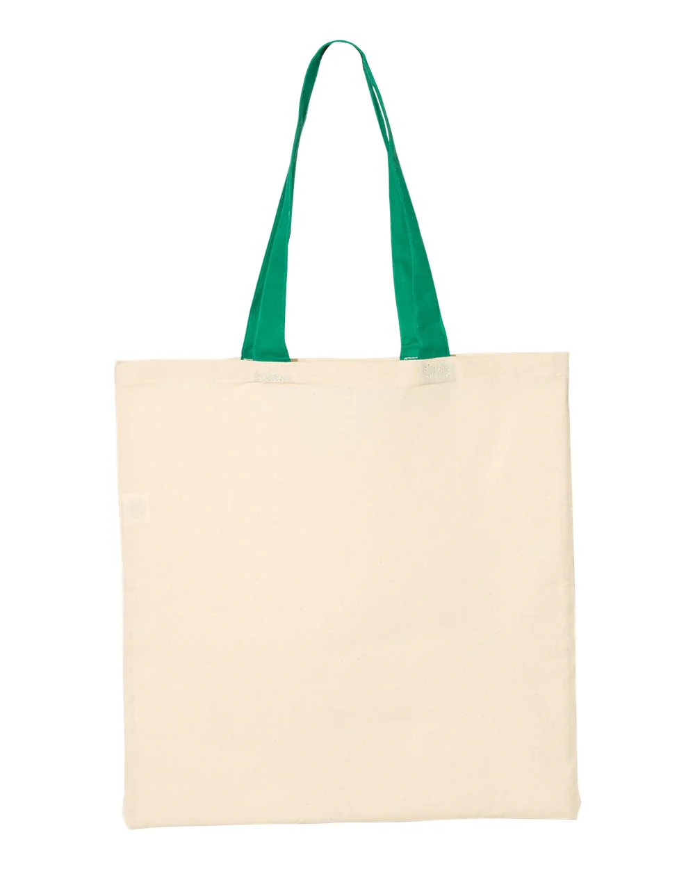 Q-Tees-QTB6000-Economical Tote with Contrast-Color Handles - Image 13