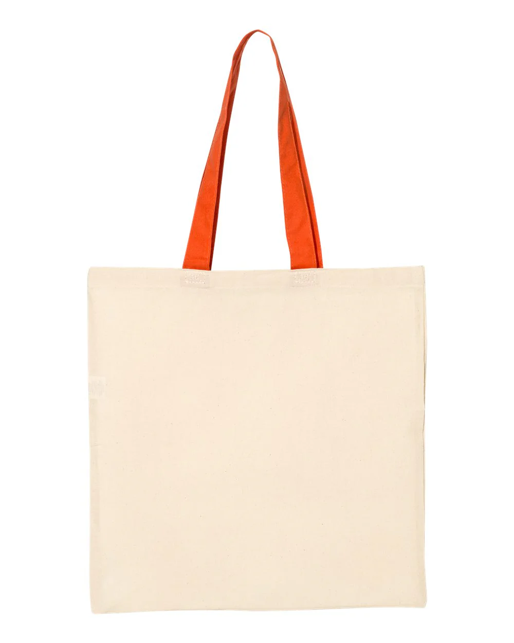 Q-Tees-QTB6000-Economical Tote with Contrast-Color Handles - Image 22