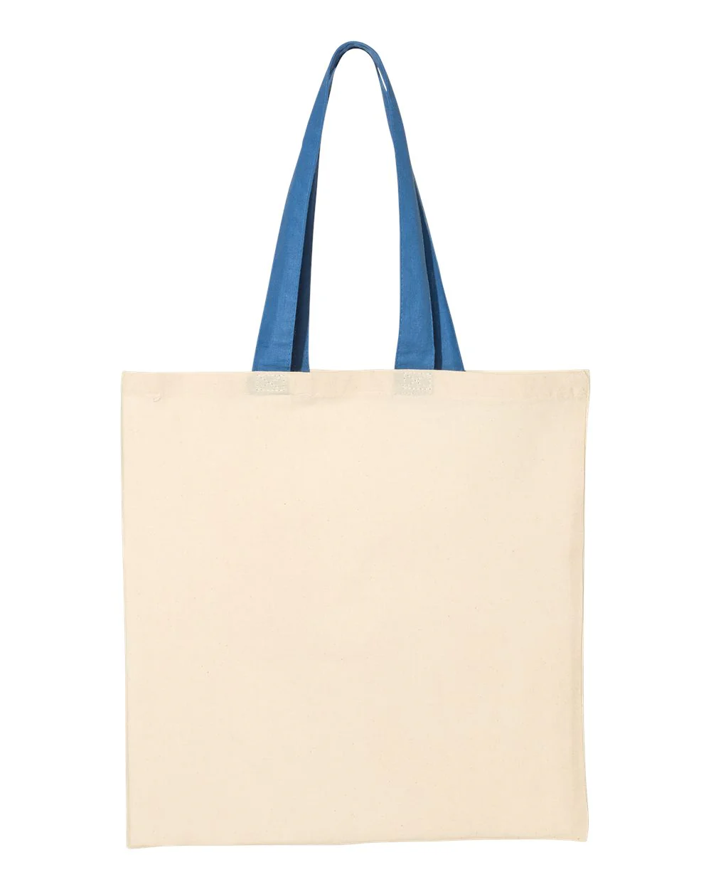 Q-Tees-QTB6000-Economical Tote with Contrast-Color Handles - Image 28