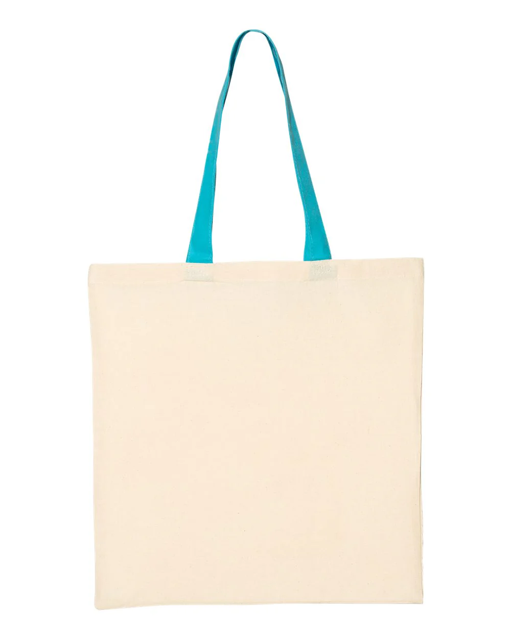 Q-Tees-QTB6000-Economical Tote with Contrast-Color Handles - Image 30
